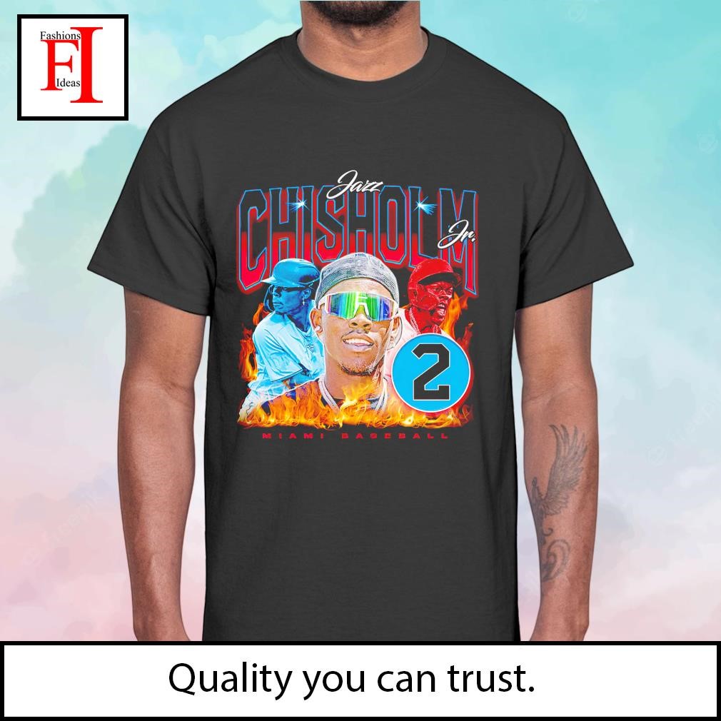 Official Number 2 Jazz Chisholm Miami Baseball Retro t-shirt