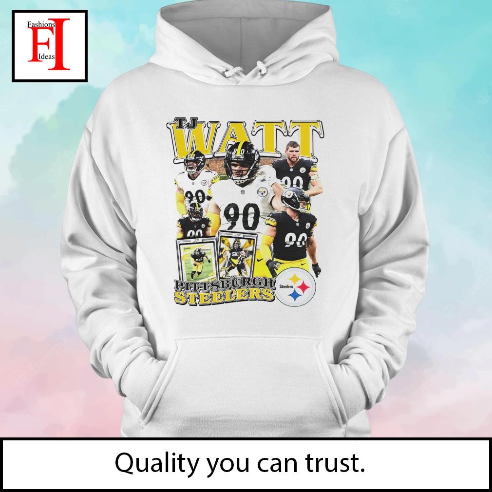 TJ Watt 90 Pittsburgh Steelers football retro poster shirt, hoodie,  sweater, long sleeve and tank top