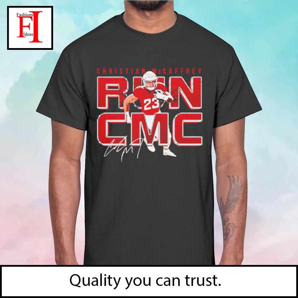 Christian McCaffrey San Francisco Run CMC Metal Unisex T-Shirt