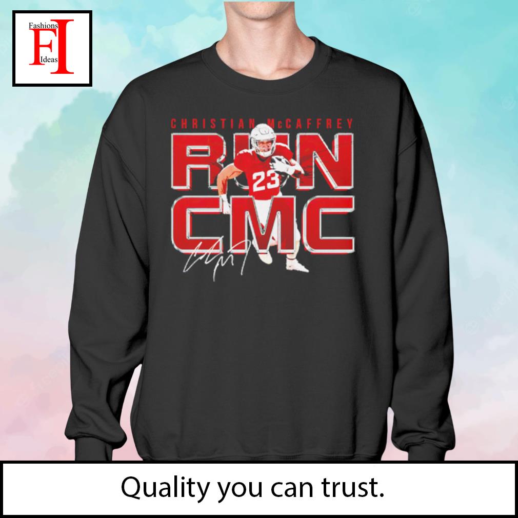 Run CMC Christian McCaffrey San Francisco 49ers signature shirt, hoodie,  sweater and v-neck t-shirt