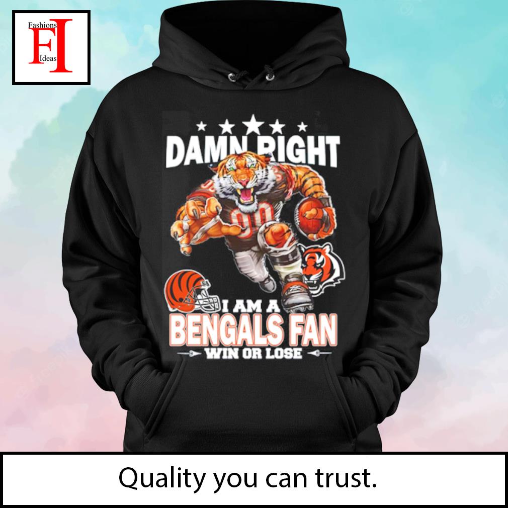 Cincinnati Bengals Fashion Preferred Logo Hoodie - Mens