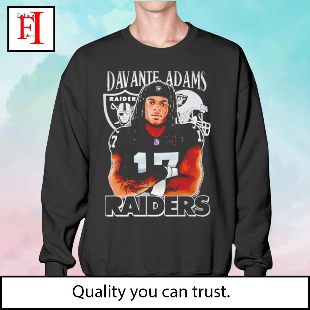 LONG SLEEVE Raiders Davante Adams Logo T-shirt 