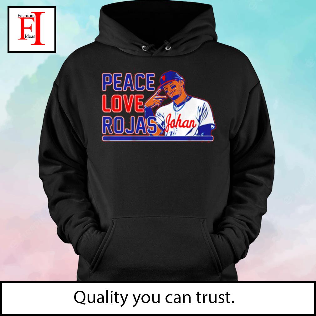 Johan Rojas Philadelphia Phillies peace love rojas shirt, hoodie