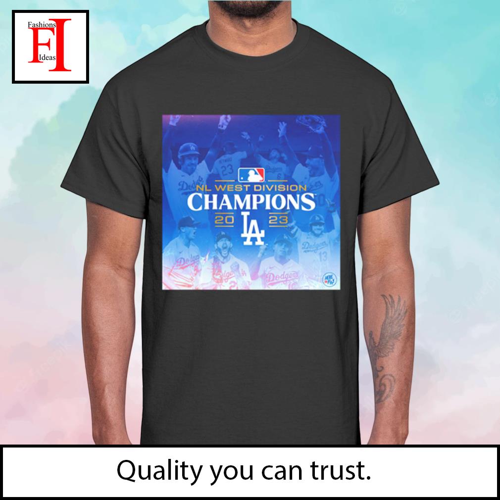 Official Los Angeles Dodgers Baseball 2023 NL West Division Champions shirt,Sweater,  Hoodie, And Long Sleeved, Ladies, Tank Top