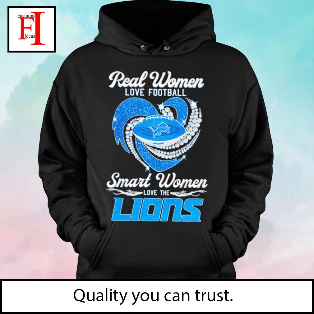 Women Love Football Smart Women Love Detroit Lions Tshirt, hoodie,  longsleeve, sweatshirt, v-neck tee