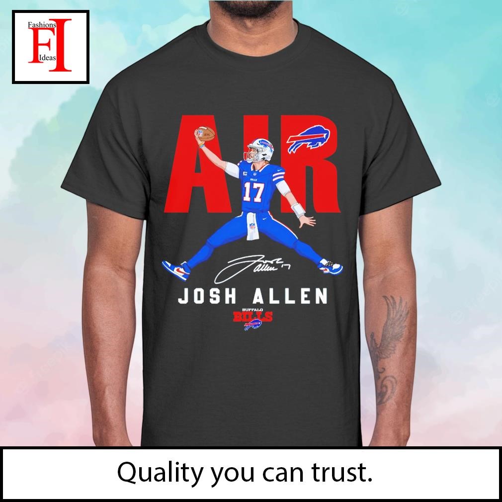 Buffalo Bills Cartoon Signature Josh Allen T-shirt Hoodie, Long