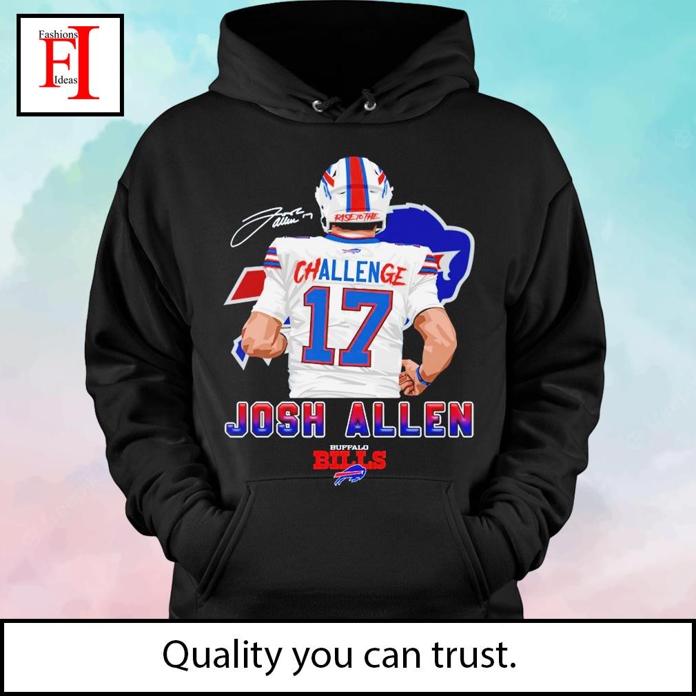 Josh Allen Signature Football For Buffalo Bills Sport T-Shirt - Guineashirt  Premium ™ LLC