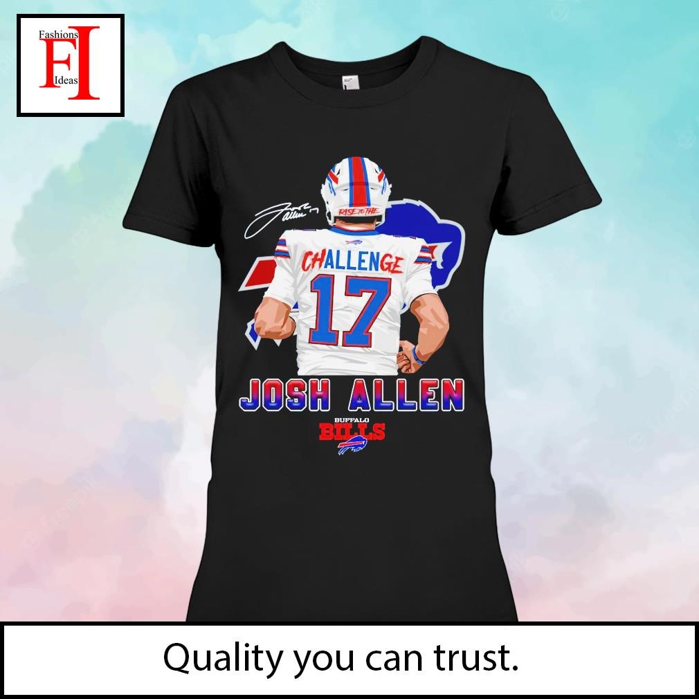 Buffalo Bills Cartoon Signature Josh Allen T-shirt Hoodie, Long