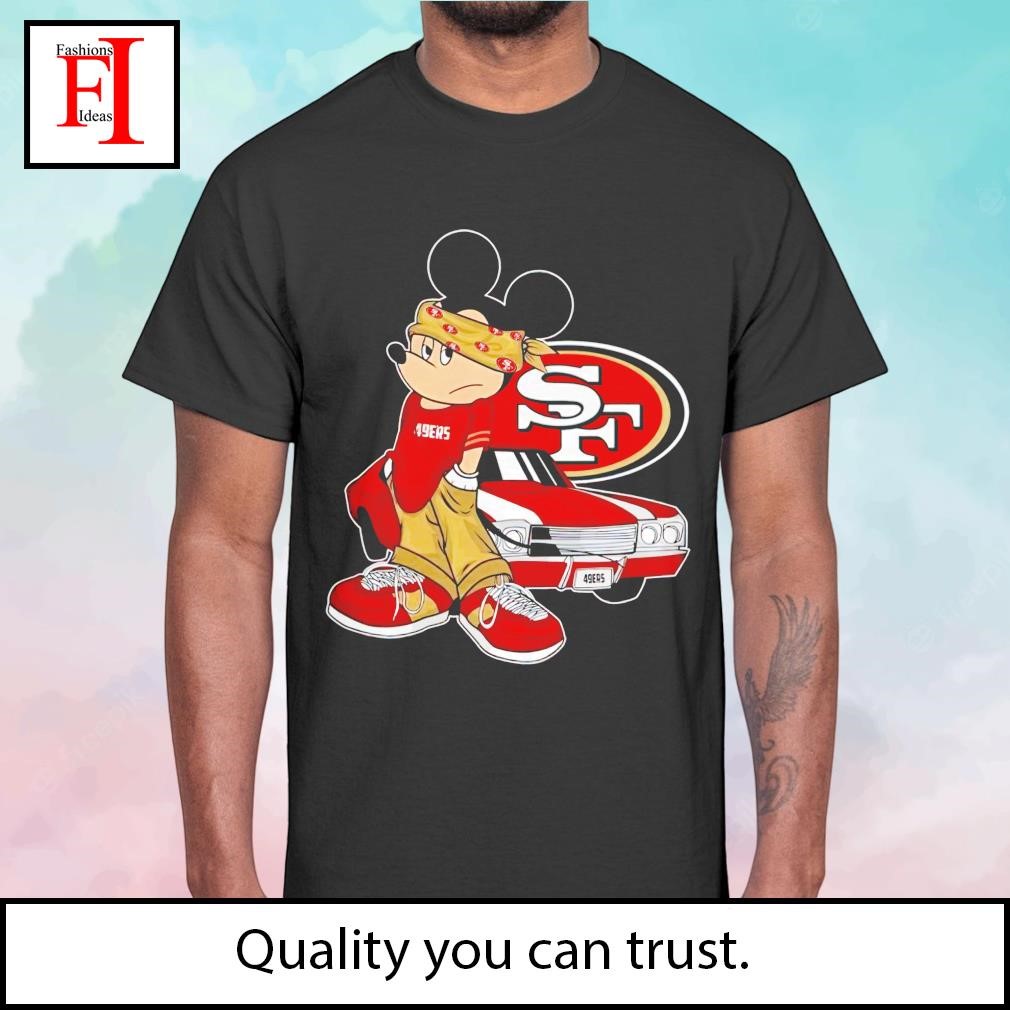 I Love The 49ers Mickey Mouse San Francisco 49ers T-Shirt - T