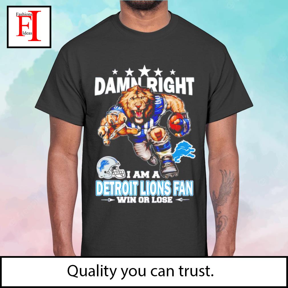 NEW Detroit Lions Funny Shirt If Being A Detroit Fan Was Easy Adult 2X