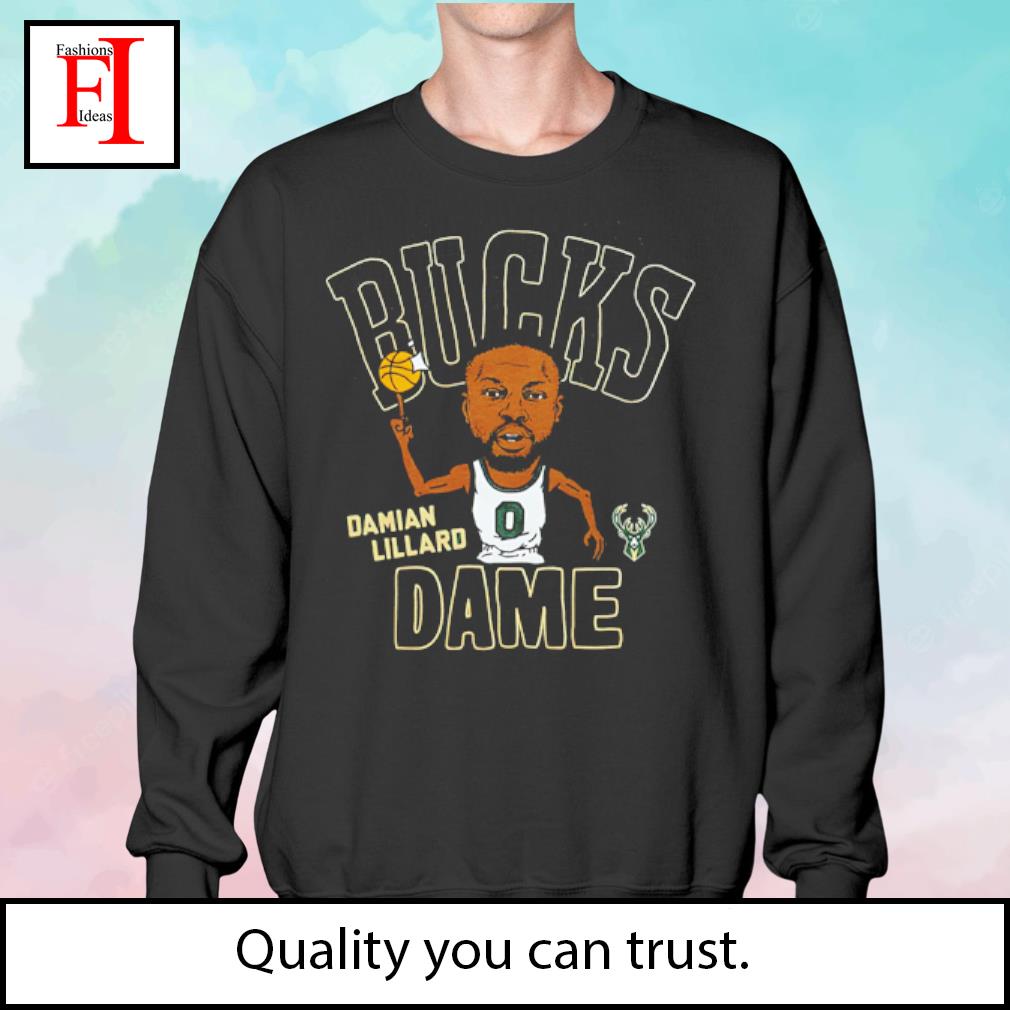 Milwaukee Bucks Damian Lillard Dame Shirt, hoodie, sweater and long sleeve