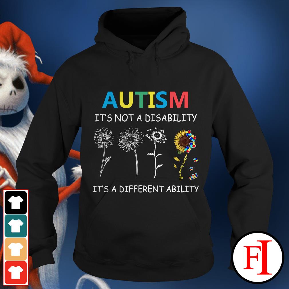 autism not a disability shirt