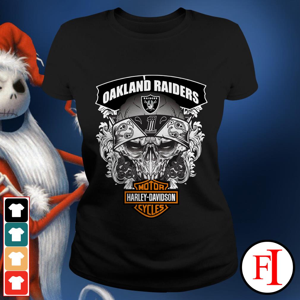 oakland raiders harley davidson shirt