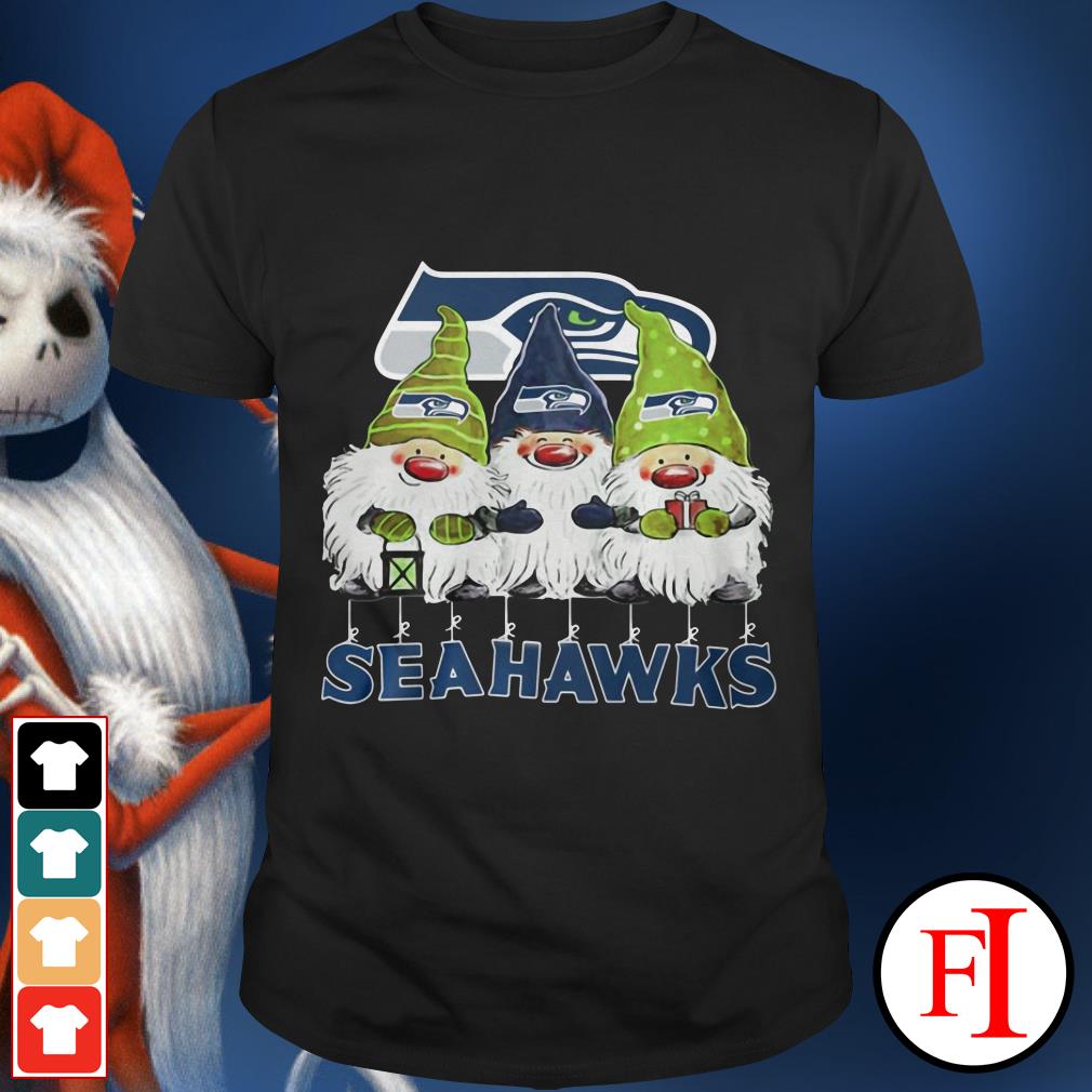 Seattle Seahawks Christmas ELF Funny NFL Women's T-Shirt