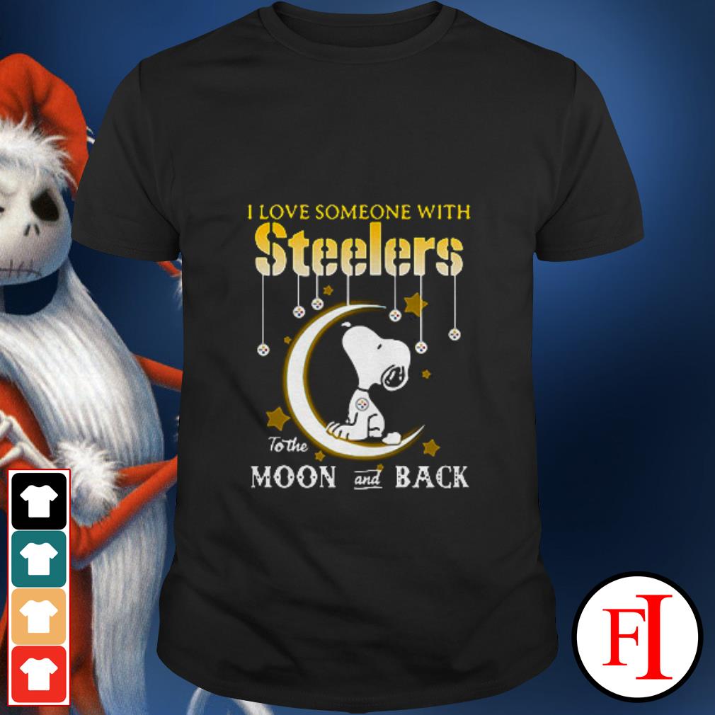 Snoopy See Moon Pittsburgh Steelers Shirt, Charlie Brown And