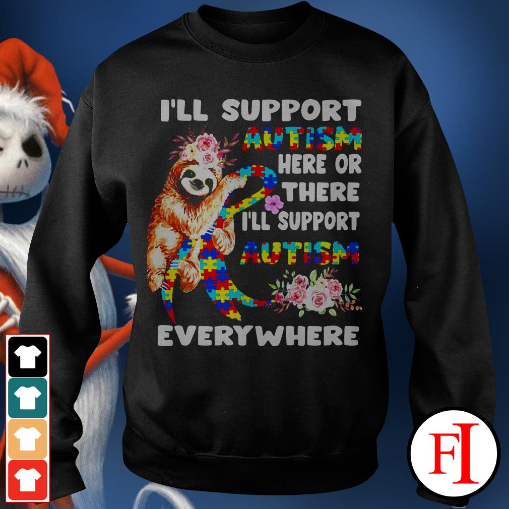 autism sloth shirt