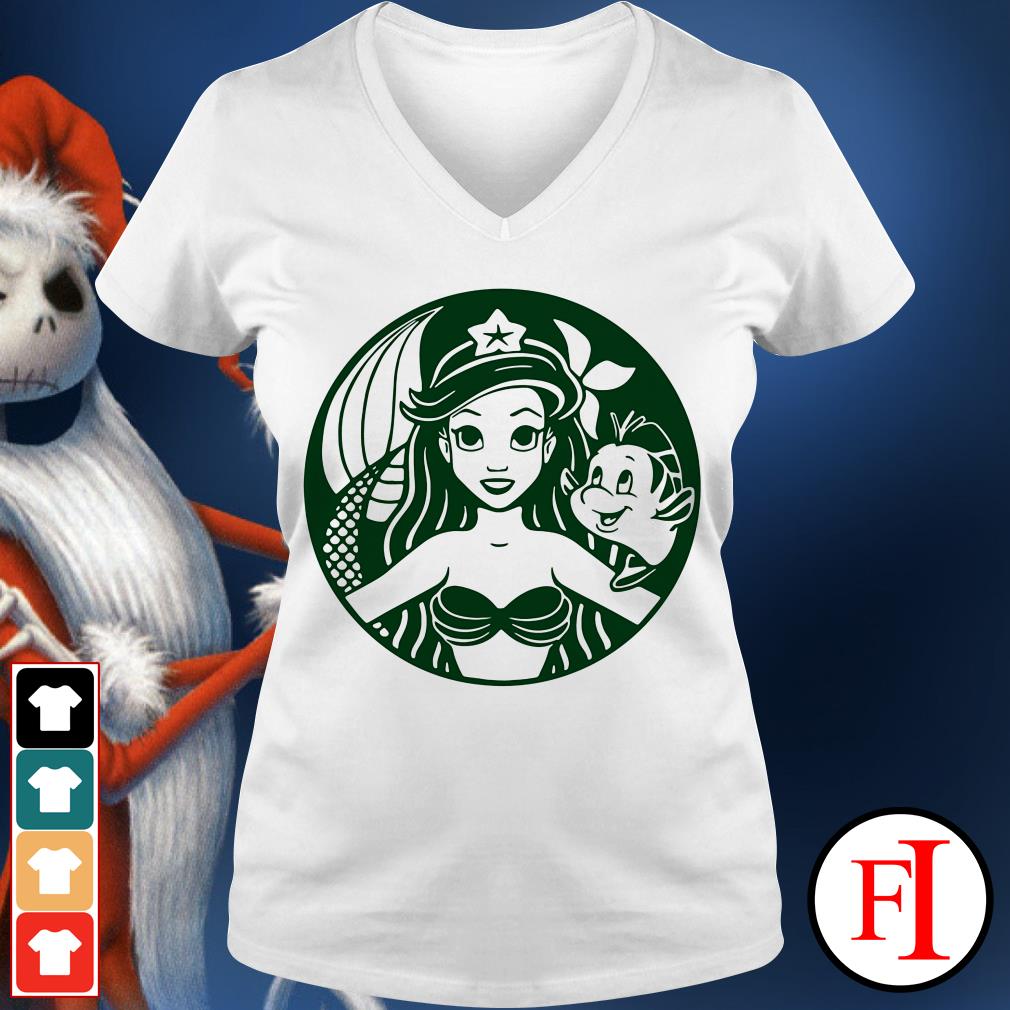 little mermaid starbucks shirt