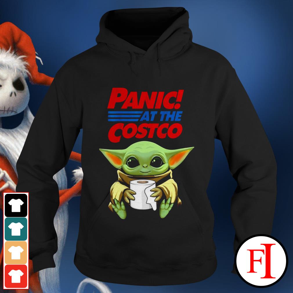 Love Baby Yoda hug paper toilet panic at the costco IF shirt, hoodie