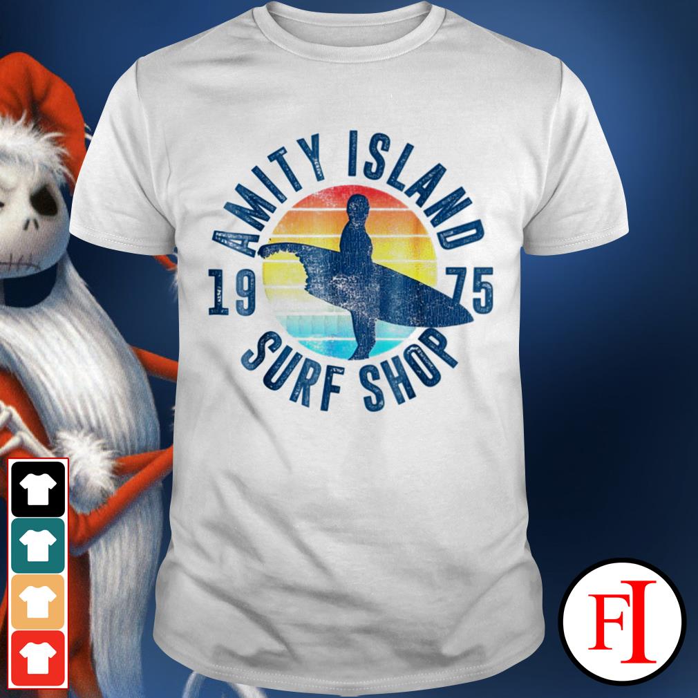 amity island surf shop t shirt