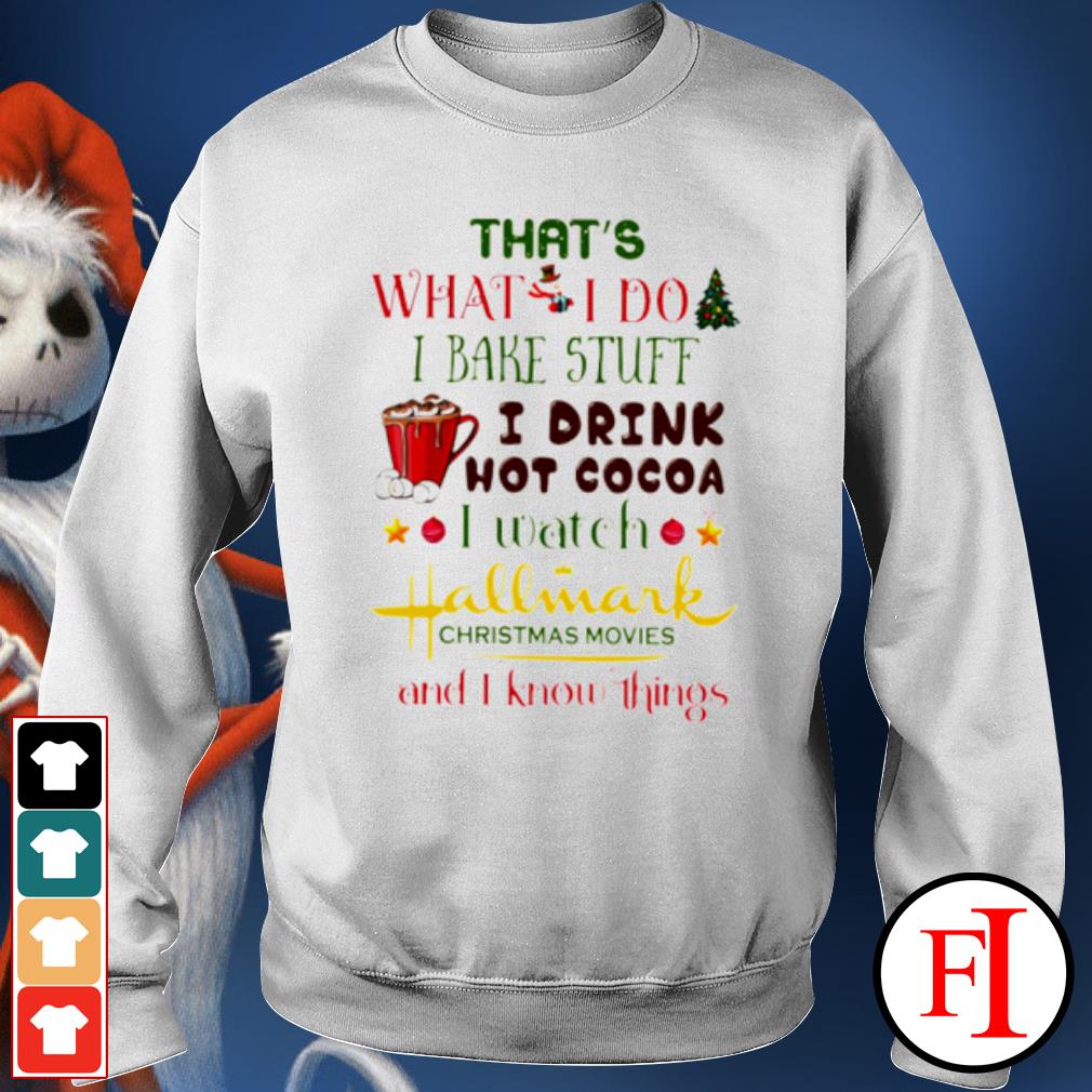 hallmark and hot cocoa shirt