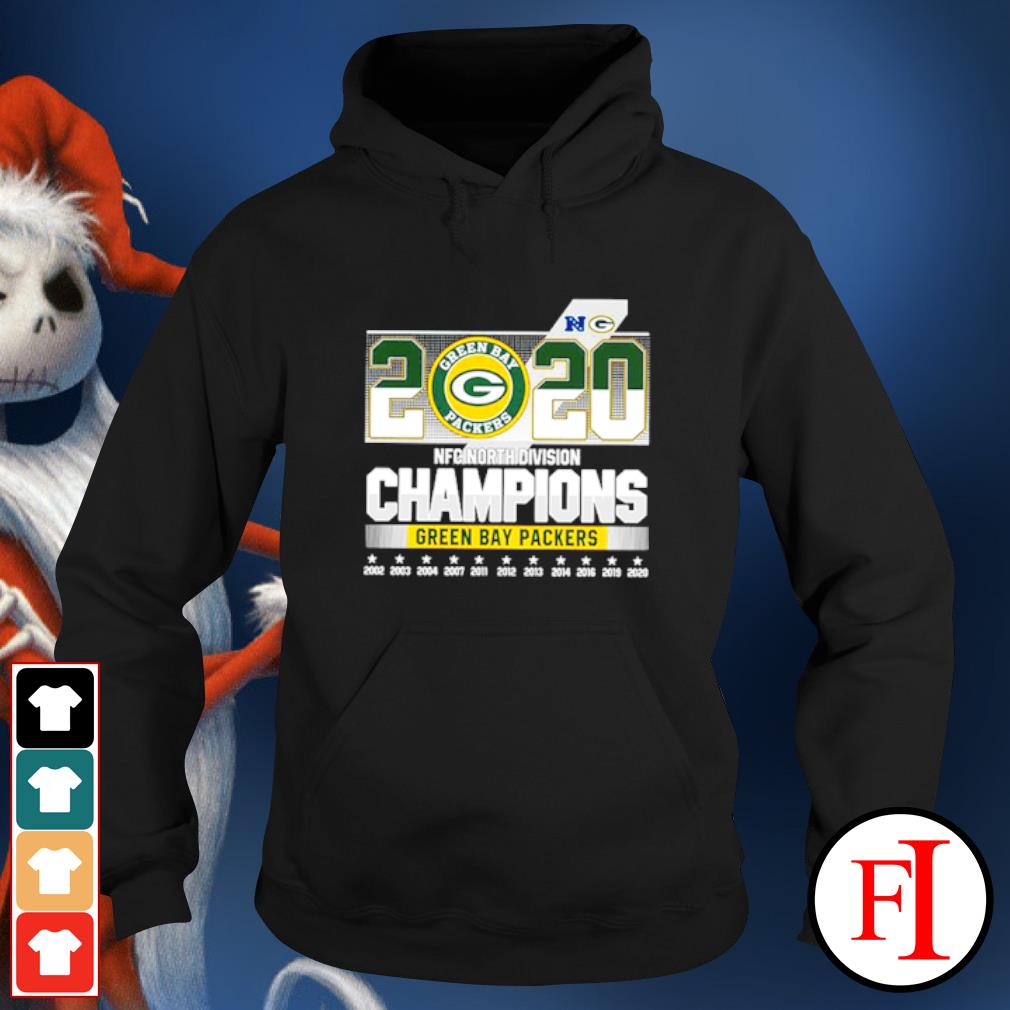 Green Bay Packers NFC North Division Champions 2002-2021 shirt, hoodie,  sweater, long sleeve and tank top