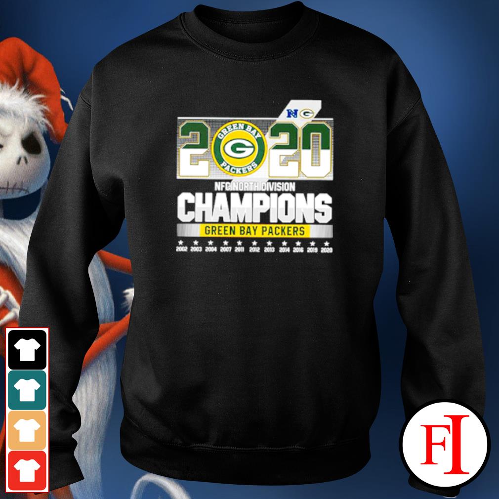 2020 NFC North division champions Green Bay Packers shirt, hoodie, sweater, long sleeve and tank top