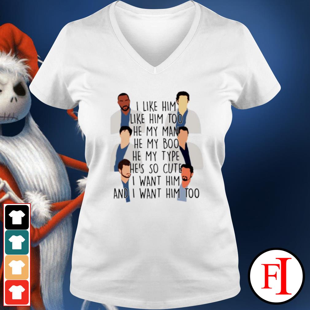 i like him i like him too shirt